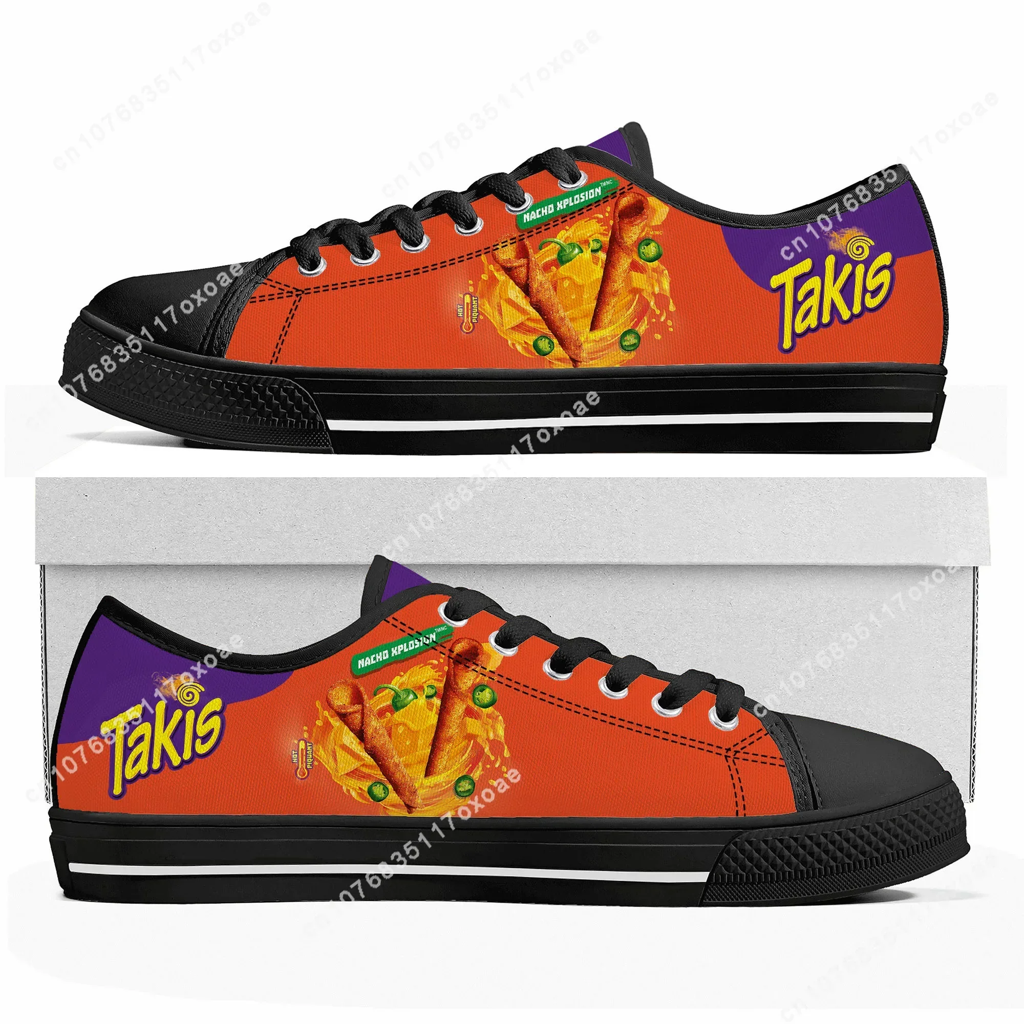 Food Lion Snacks - Zapatillas de lona de alta calidad