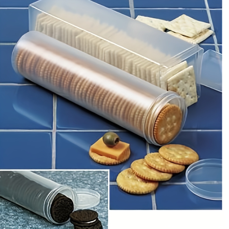 Food Snacks Packaging - Contenedor Rectangular Transparente Hermético para Almacenamiento