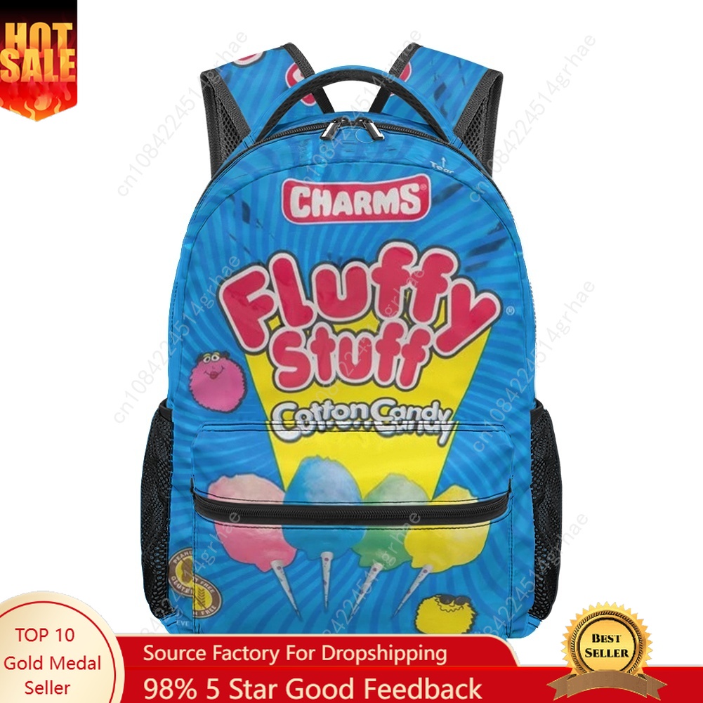 Food Snacks Easy - Mochila divertida con estampado integral de
