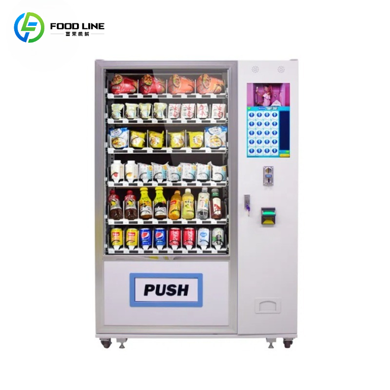 Food Snacks Vending Machine - Máquina Expendedora de Aperitivos con Pantalla