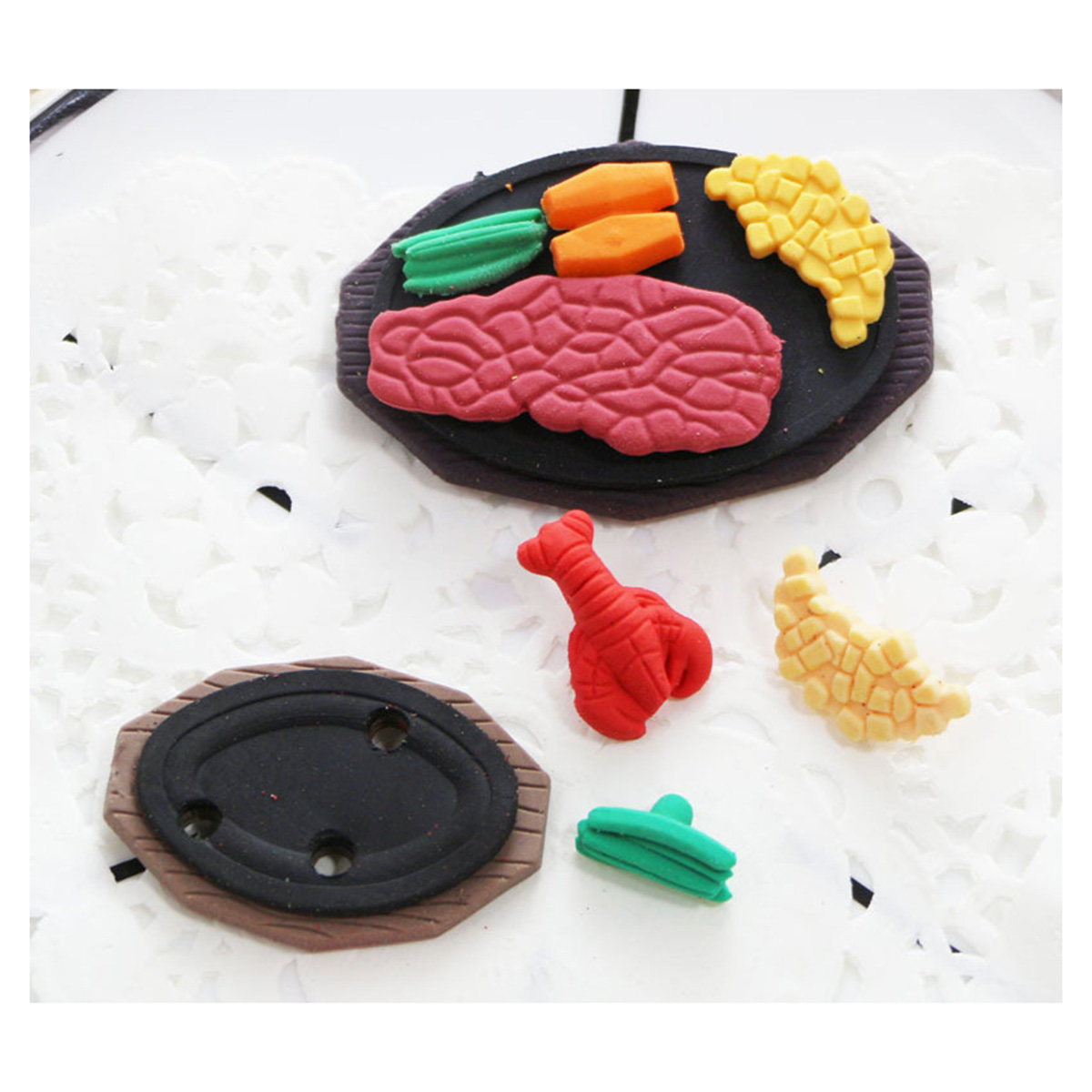 12 gomas de borrar con diseños - Food Snacks Easy reseña y precio