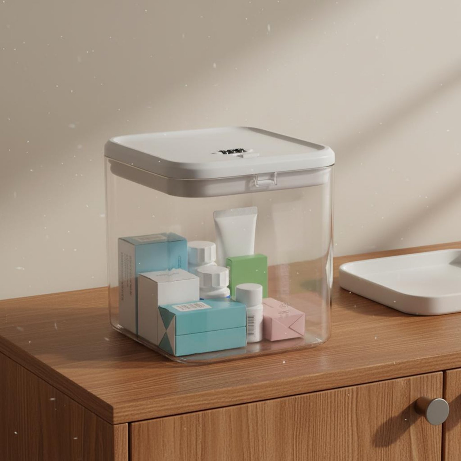 Caja Transparente con Cerradur - Food & Snacks Coloring reseña y precio