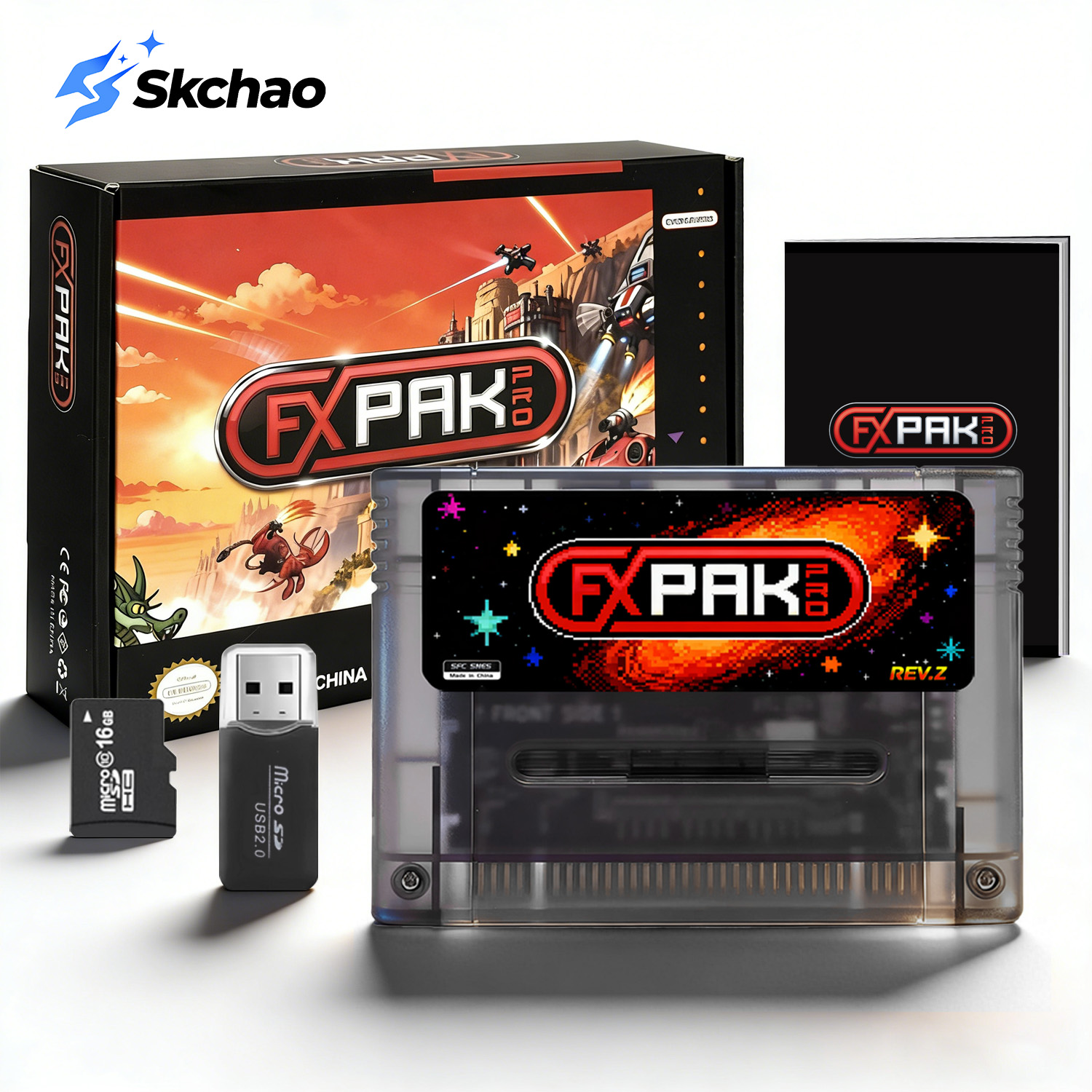 Versión Final Rev.Z Fxpak Pro  - Food Z reseña y precio