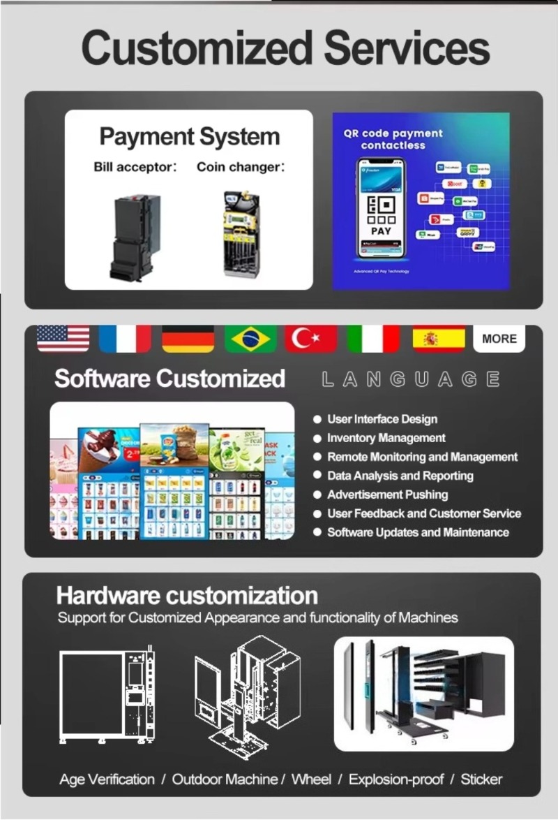Máquina Expendedora de Bebidas - Food Snacks Vending Machine reseña y precio