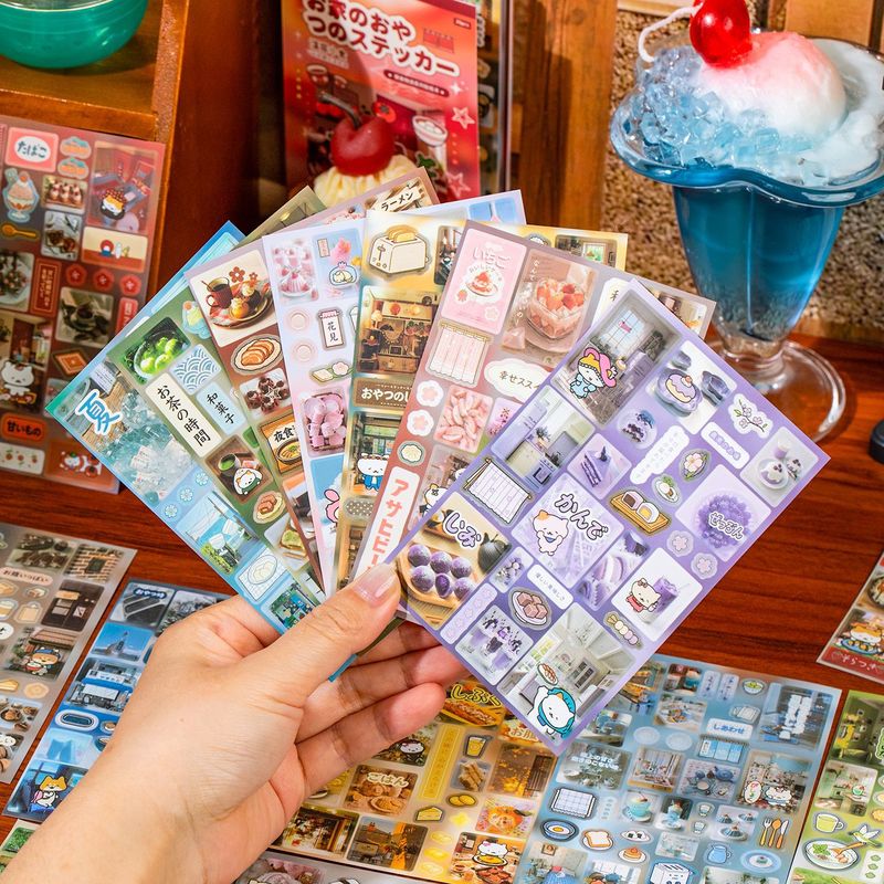 20 pegatinas de papel recubier - Food In Japanese Snacks reseña y precio