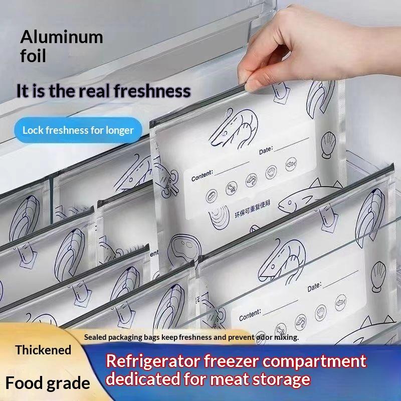 Paquete de 50 Bolsas Reutiliza - Food Snacks Label reseña y precio