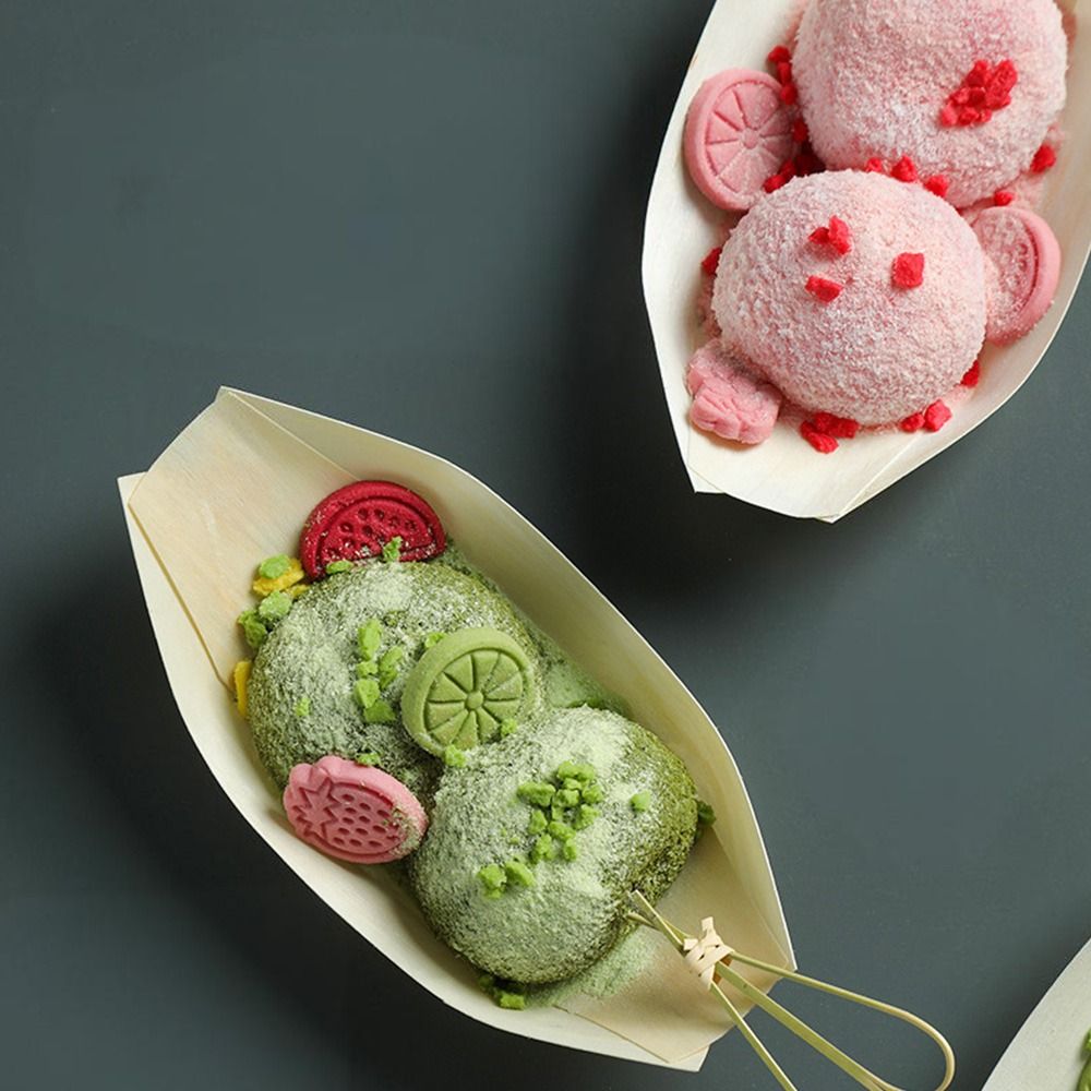Plato de madera desechable de  - Food In Japanese Snacks reseña y precio