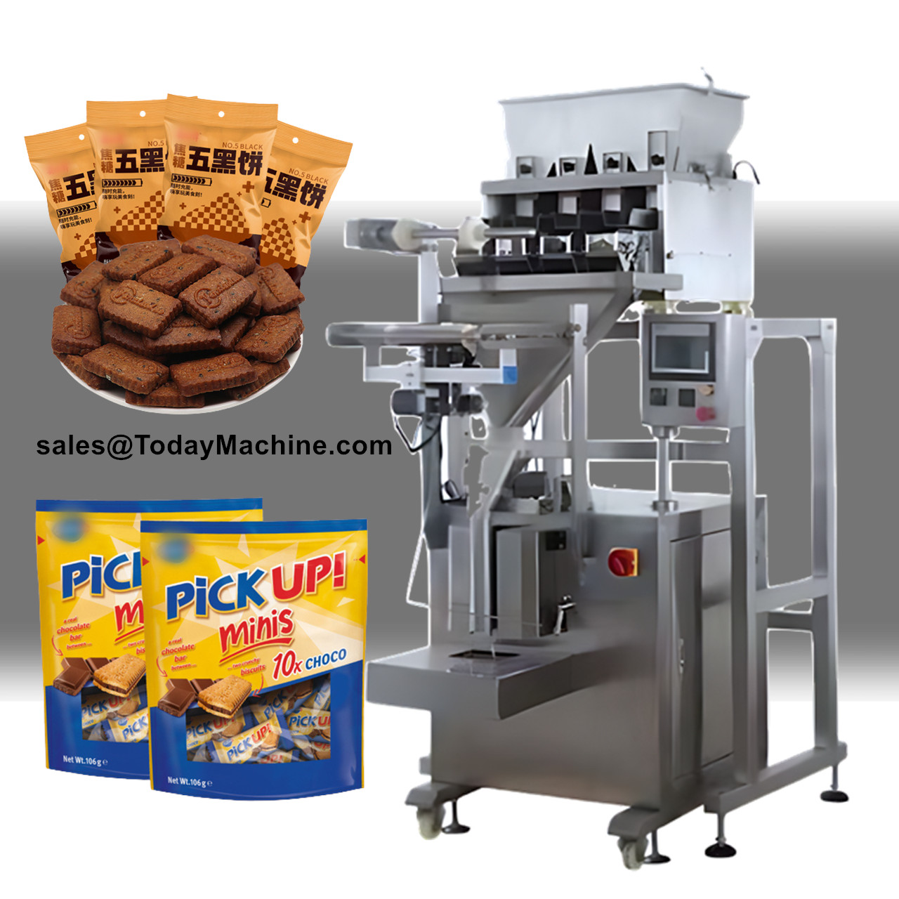 Pesadora Lineal Automática par - Food Snacks Packaging reseña y precio