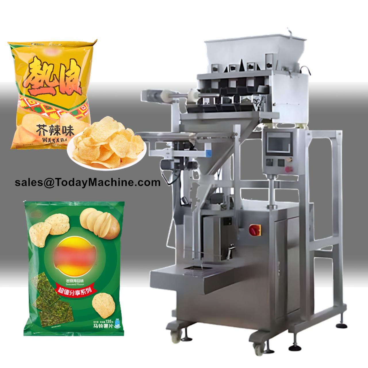 Pesadora Lineal Automática par - Food Snacks Packaging reseña y precio